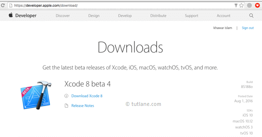 download xcode dmg